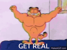 Garfield Get Real GIF - Garfield Get Real GIFs