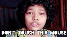 Jagyasini Singh Dont Touch This Mouse GIF - Jagyasini Singh Dont Touch This Mouse Dont Touch It GIFs