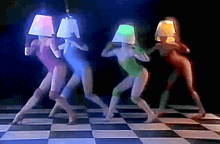 Lampshades Dancing GIF - Lampshades Dancing Lamp GIFs