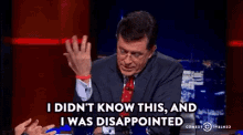 Colbert Disappointed GIF - Colbert Disappointed Didnt Know GIFs