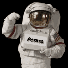 Astronaut Spud GIF - Astronaut Spud Potato GIFs