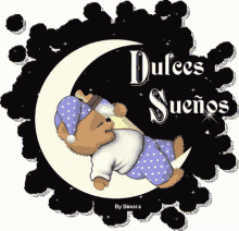Dulces Suenos Sweet Dreams GIF - Dulces Suenos Sweet Dreams Moon GIFs