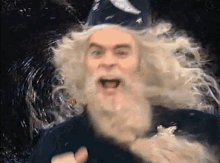 wizard hader yes fist pump happy