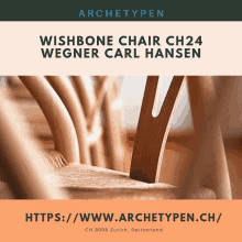 Wishbone Chair Ch24wegner GIF