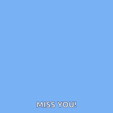 a pixel art of a duck with its mouth open and the words miss you