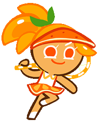 Orange Orange Cookie Sticker - Orange Orange Cookie Cookie Run Stickers