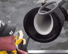 a cartoon drawing of a banana with the number 20 written on it