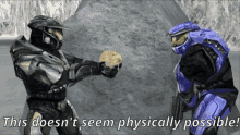 Red Vs Blue This Doesnt Seem Physically Possible GIF - Red Vs Blue This Doesnt Seem Physically Possible Tex GIFs
