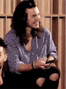 styles laughing