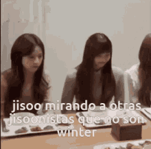 Jisoo Y Winter Winter Y Jisoo Novias GIF - Jisoo Y Winter Winter Y Jisoo Novias Jisoojisoo GIFs