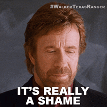 It'S Really A Shame Cordell Walker GIF - It'S Really A Shame Cordell Walker Walker Texas Ranger GIFs
