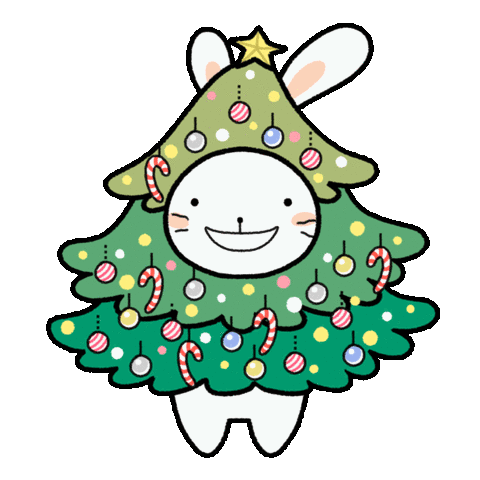 Merry Christmas Christmas Tree Sticker - Merry Christmas Christmas Tree Christmas Stickers