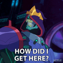 How Did I Get Here Skeletor GIF - How Did I Get Here Skeletor Masters Of The Universe Revolution GIFs
