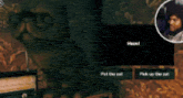 a screenshot of a video game that says you reach cut and pet the cat