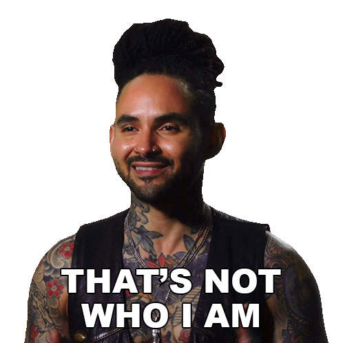 That'S Not Who I Am Jon Sticker - That'S Not Who I Am Jon Ink Master Stickers
