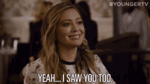 Yeah I Saw You Too Smiling GIF - Yeah I Saw You Too Smiling Noticed GIFs