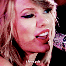 I Love You Singing GIF - I Love You Singing Taylor Swift GIFs