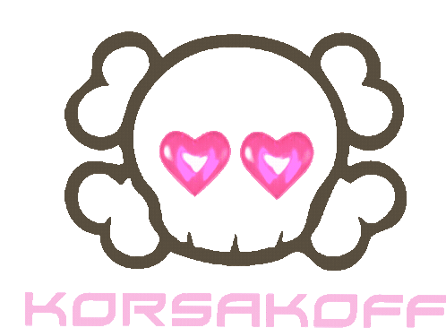 Korsakoff Pink Sticker - Korsakoff Pink Hardcore Stickers