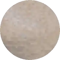 a pixelated image of a circle with a few dots on it