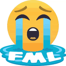 fml smiley guy joypixels fuck my life sad