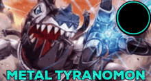 Digimon Metal Tyranomon GIF