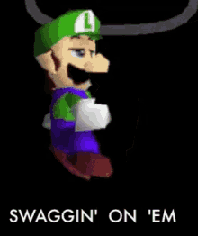 Dance Luigi GIF - Dance Luigi Swag GIFs