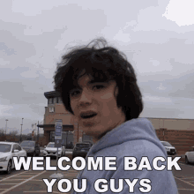 Welcome Back You Guys Lofe GIF - Welcome Back You Guys Lofe Glad To See You Back GIFs