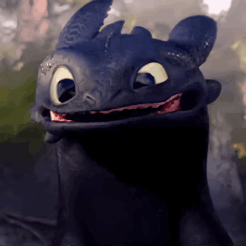 Is this a reference to "toothless" from "how to train your dragon?"(The similarity is too uncanny!) You've got yourself a really really cute doggo though x