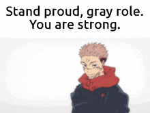 Stand Proud Gray Role GIF - Stand Proud Gray Role Discord Role GIFs