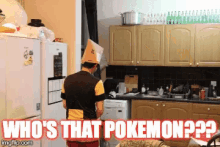 aran whos that pokemon kitchen