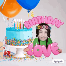 Happy Birthday Love Cake GIF - Happy Birthday Love Birthday Cake GIFs