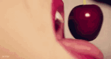 Hungry Eating A Cherry GIF - Hungry Eating A Cherry Cherry GIFs