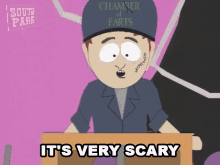 Its Very Scary Chamber Of Farts Operator GIF - Its Very Scary Chamber Of Farts Operator South Park GIFs