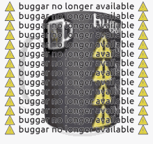 no longer available buggar