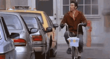 Bicycle Salute - Seinfeld GIF - Seinfeld Kramer Bicycle GIFs