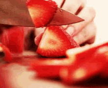 Strawberry Slice GIF