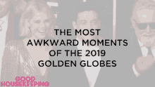 Most Awkward Moments 2019golden Globes GIF