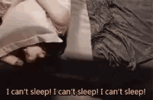 Insomnia Cant Sleep GIF