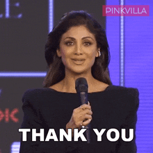 Thank You Shilpa Shetty GIF - Thank You Shilpa Shetty Pinkvilla GIFs
