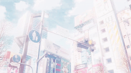 Anime City Anime GIF - Anime City Anime Pink - Discover & Share GIFs