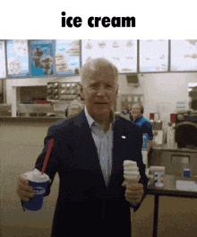 Joe Biden Democrat GIF - Joe Biden Democrat Ice Cream GIFs