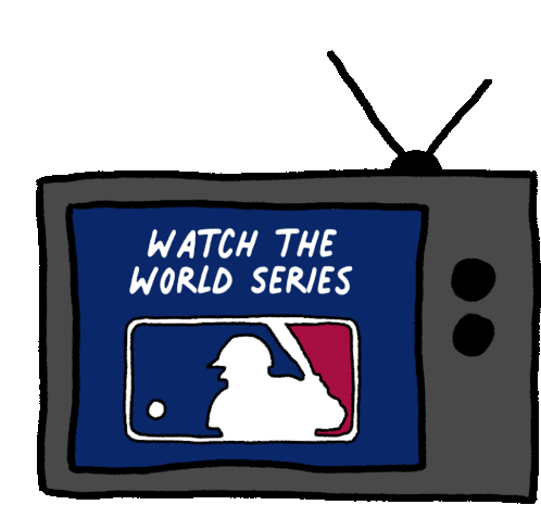Watch The World Series Make A Plan To Go Vote Sticker - Watch The World Series Make A Plan To Go Vote Go Vote Stickers