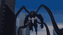 Venom Spider Man GIF - Venom Spider Man Black Spider Man GIFs