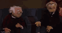 Muppets Statler And Waldorf GIF - Muppets Statler And Waldorf Laughing GIFs