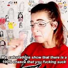 The Gabbie Show My Calculations Show That There Is A100chance That You Fuckin Suck GIF - The Gabbie Show My Calculations Show That There Is A100chance That You Fuckin Suck GIFs