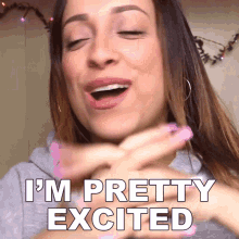 Im Pretty Excited Debora Spiga GIF - Im Pretty Excited Debora Spiga Debby Arts GIFs