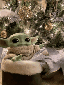 Baby Yoda Grogu GIF - Baby Yoda Grogu Yoda GIFs