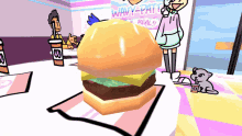 Scratchin Melodii Burger GIF - Scratchin Melodii Burger 3d GIFs