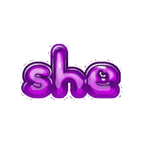 She Her Sticker - She Her Hers Stickers