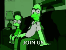 Slime Join Us GIF - Slime Join Us Simpson GIFs